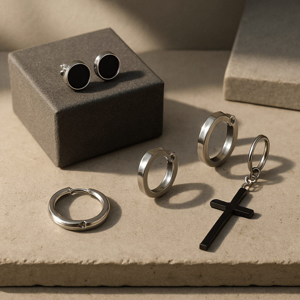 Boucles d’oreilles pour hommes : conseils et tendances 2025